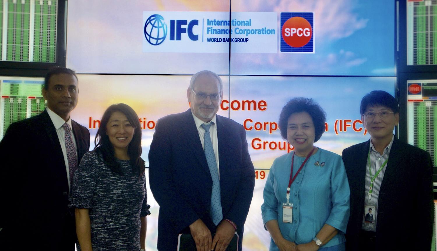 IFC เวิลด์แบงก์เข้าเยี่ยมชมการดำเนินงานของงเอสพีซีจี'
