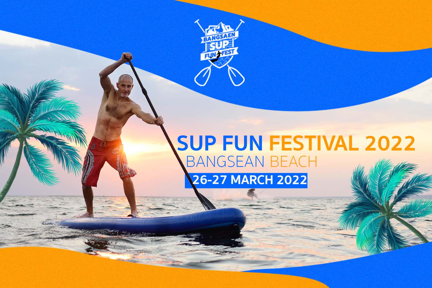 ชิงเจ้าความเร็วทางน้ำในงาน Bangsaen SUP Fun Festival